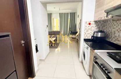 Apartment - Studio - 1 for rent in Spanish Tower - Dubai Sports City - Dubai