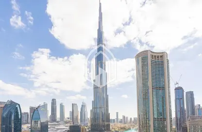 شقة - 3 غرف نوم - 5 حمامات للايجار في 1 فندق العنوان-سكاي فيو - أبراج العنوان سكاي فيو - وسط مدينة دبي - دبي