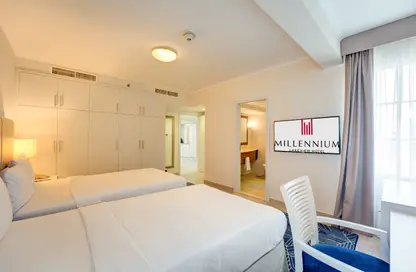 شقة - 2 غرف نوم - 3 حمامات للايجار في مجتمع الحدائق - مجمع دبي للاستثمار - دبي