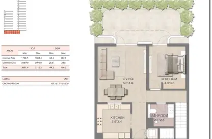 Apartment - 3 Bedrooms - 3 Bathrooms for sale in Mirasol - Raha Island - Mina Al Arab - Ras Al Khaimah