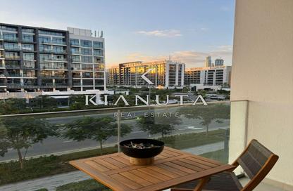 Apartment - Studio - 1 Bathroom for rent in Azizi Riviera 33 - Azizi Riviera - Meydan One - Meydan - Dubai
