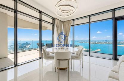 Apartment - 3 Bedrooms - 3 Bathrooms for sale in Beach Vista Tower 1 - Beach Vista - Emaar Beachfront - Dubai Harbour - Dubai