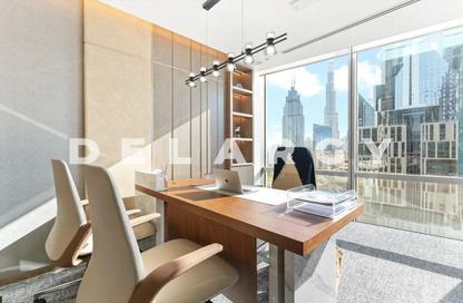 Office Space - Studio - 1 for rent in South Tower - Emirates Financial Towers - DIFC - Dubai