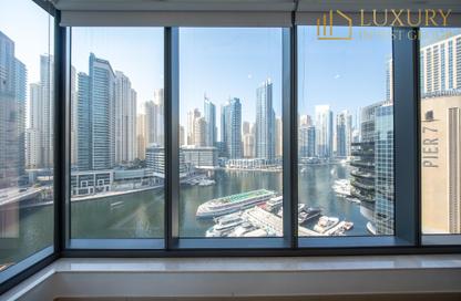 Apartment - 1 - 2 for rent in Silverene Tower B - Silverene - Dubai Marina - Dubai