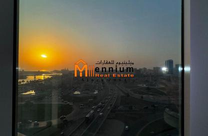 Office Space - Studio - 1 Bathroom for rent in Al Ferasa Tower - Al Majaz 1 - Al Majaz - Sharjah