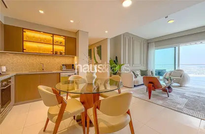 شقة - 2 غرف نوم - 3 حمامات للايجار في جراند بلو تاور 1 - إعمار بيتشفرونت - دبي هاربور - دبي