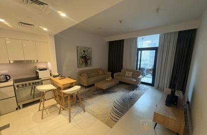 Apartment - 1 - 2 for rent in Park Point Building A - Park Point - Dubai Hills Estate - Dubai