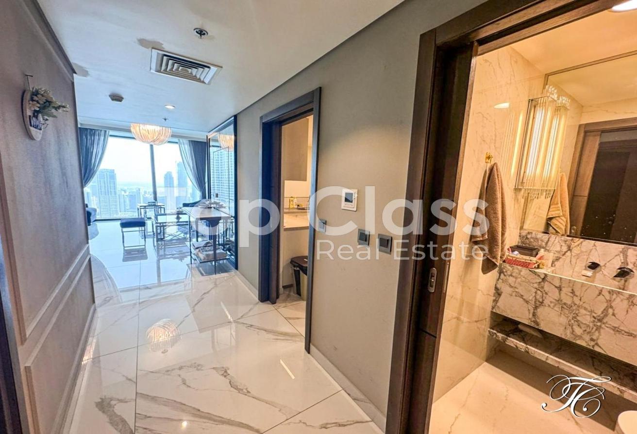 Full Burj Khalifa View | Furnished | High Floor photo 12