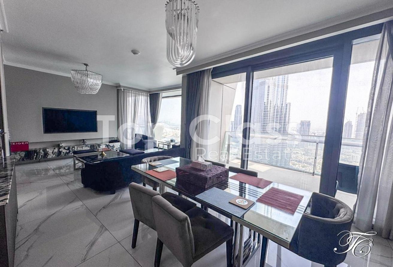 Full Burj Khalifa View | Furnished | High Floor photo 6