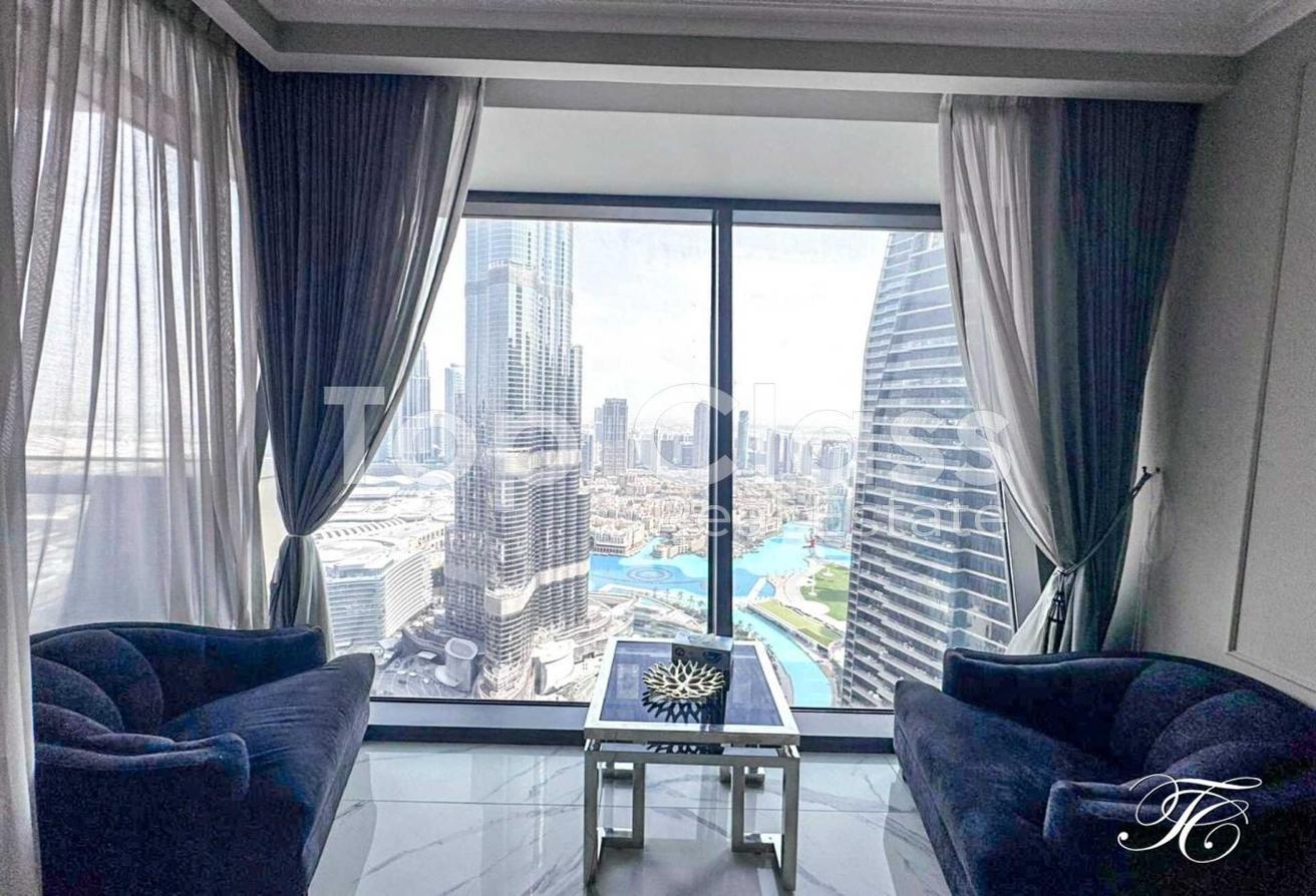 Full Burj Khalifa View | Furnished | High Floor photo 4