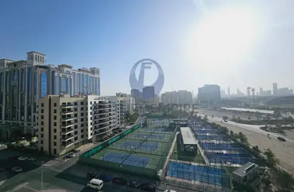 شقة - غرفة نوم - 2 حمامات للايجار في مبنى الدرة 7 جداف - الجداف - دبي