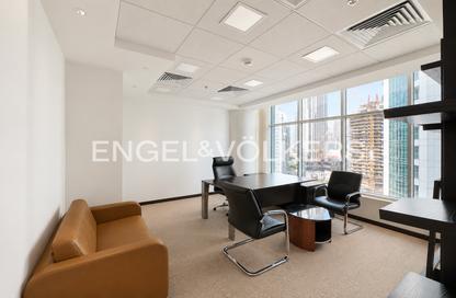 Office Space - Studio - 1 for rent in Clover Bay Tower - Business Bay - Dubai
