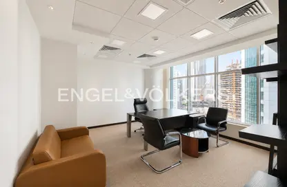 Office Space - Studio - 1 Bathroom for rent in Clover Bay Tower - Business Bay - Dubai