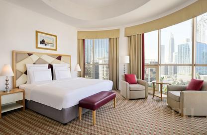 Apartment - 4 - 5 for rent in Swissotel Al Murooj - Downtown Dubai - Dubai