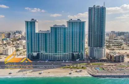 Apartment - Studio - 1 Bathroom for sale in Corniche Tower - Ajman Corniche Road - Ajman