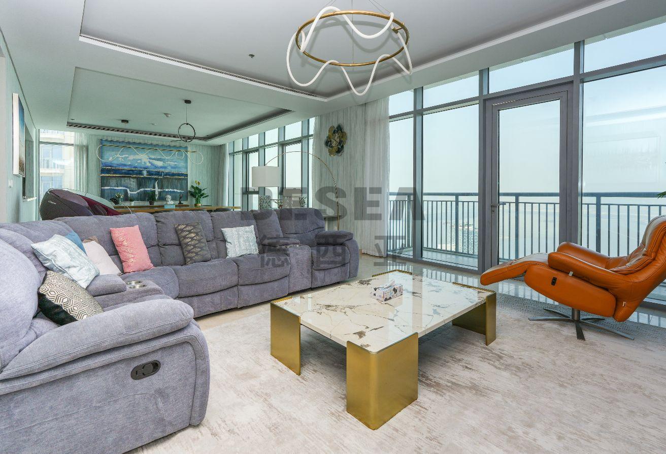 Full Harbour and Burj Khalifa Views | Furnished
