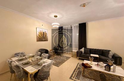 Apartment - 2 Bedrooms - 2 Bathrooms for rent in Orient Tower 1 - Orient Towers - Al Bustan - Ajman