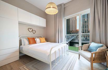 Apartment - 1 Bedroom - 1 Bathroom for rent in Marina View Tower B - Marina View - Dubai Marina - Dubai