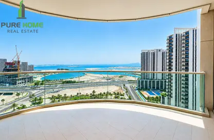 Apartment - 1 Bedroom - 3 Bathrooms for rent in Beach Towers - Shams Abu Dhabi - Al Reem Island - Abu Dhabi