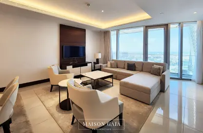 شقة - 2 غرف نوم - 3 حمامات للايجار في 1 فندق العنوان-سكاي فيو - أبراج العنوان سكاي فيو - وسط مدينة دبي - دبي