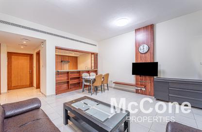 Apartment - 1 - 1 for rent in Al Dhafra 4 - Al Dhafra - Greens - Dubai