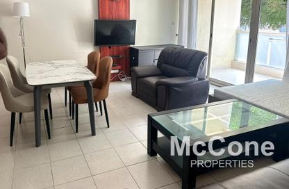 Apartment - 1 - 1 for rent in Al Dhafra 4 - Al Dhafra - Greens - Dubai