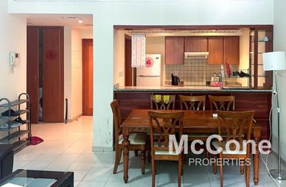 Apartment - 1 - 1 for rent in Al Dhafra 4 - Al Dhafra - Greens - Dubai