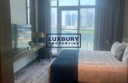 Apartment - Studio - 1 Bathroom for rent in Damac Maison Prive A - Damac Maison Prive - Business Bay - Dubai