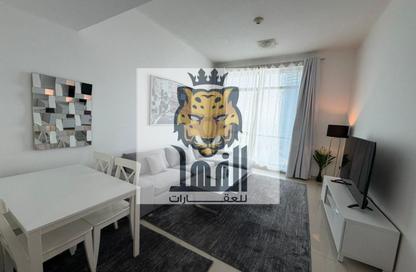 Apartment - 1 - 2 for rent in Corniche Tower - Ajman Corniche Road - Ajman