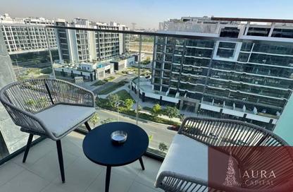 Apartment - Studio - 1 Bathroom for rent in Azizi Riviera 16 - Azizi Riviera - Meydan One - Meydan - Dubai