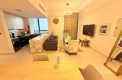 شقة - 2 غرف نوم - 2 حمامات للايجار في الأمل تاور - مدينة دبي الرياضية - دبي