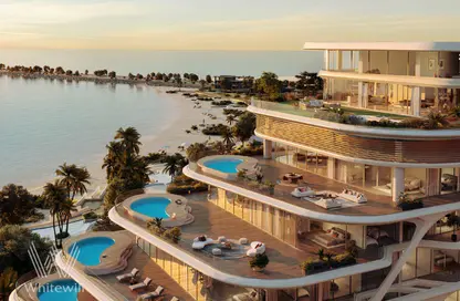 شقة - غرفة نوم - 2 حمامات للبيع في جاكوب آند كو. بيتش فرونت ليفينج - الجرف - غنتوت - أبوظبي