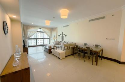 Apartment - 2 - 3 for rent in Golden Mile 2 - Golden Mile - Palm Jumeirah - Dubai