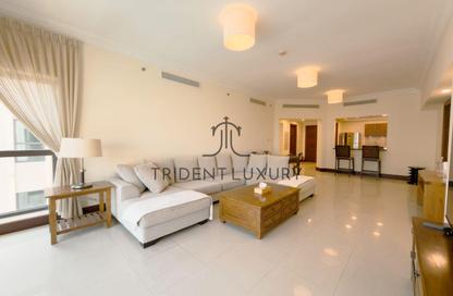 Apartment - 2 - 3 for rent in Golden Mile 2 - Golden Mile - Palm Jumeirah - Dubai
