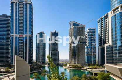 Office Space - Studio - 1 Bathroom for rent in Almas Tower - Jumeirah Lake Towers - Dubai