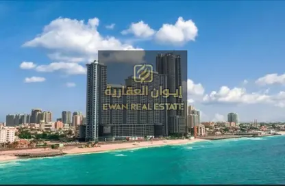 Apartment - 2 Bedrooms - 3 Bathrooms for sale in Corniche Tower - Ajman Corniche Road - Ajman