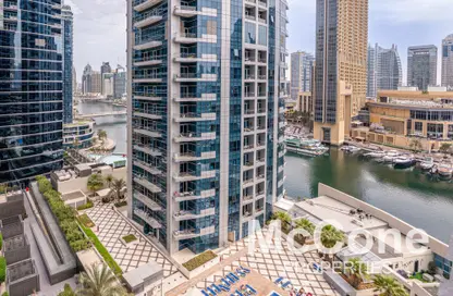 Apartment - 1 Bedroom - 2 Bathrooms for rent in Bay Central West - Bay Central - Dubai Marina - Dubai