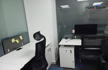 Business Centre - Studio - 2 Bathrooms for rent in Clover Bay Tower - Business Bay - Dubai