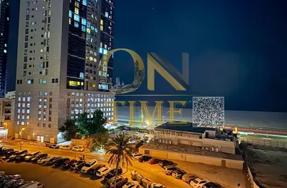 Apartment - 1 Bedroom - 2 Bathrooms for rent in Ajman Corniche Residences - Ajman Corniche Road - Ajman