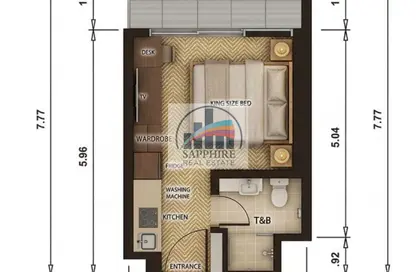 Apartment - 1 Bathroom for rent in Merano Tower - Business Bay - Dubai