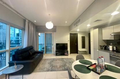 Apartment - Studio - 1 Bathroom for rent in The Royal Oceanic - Dubai Marina - Dubai