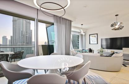 Apartment - 3 Bedrooms - 4 Bathrooms for rent in Burj Vista 1 - Burj Vista - Downtown Dubai - Dubai