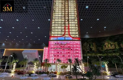 شقة - غرفة نوم - 1 حمام للبيع في برج الوطن - طريق كورنيش عجمان - عجمان