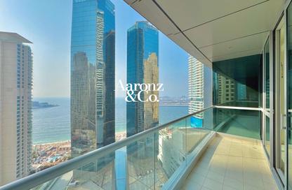 Apartment - 3 - 4 for rent in Al Fattan Marine Tower - Al Fattan Marine Towers - Jumeirah Beach Residence - Dubai