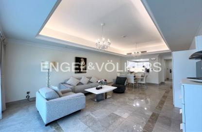 Apartment - 1 - 2 for rent in The Fairmont Palm Residence South - The Fairmont Palm Residences - Palm Jumeirah - Dubai