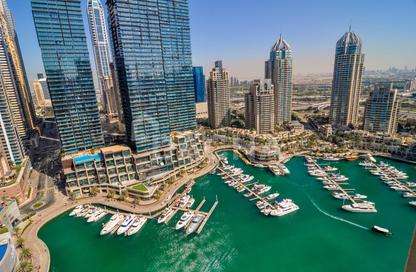 Apartment - 1 Bedroom - 2 Bathrooms for sale in Iris Blue - Dubai Marina - Dubai