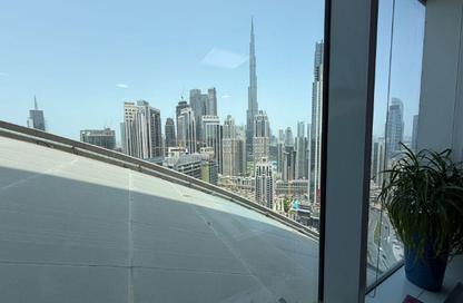 Business Centre - Studio - 3 Bathrooms for rent in The Prime Tower - Business Bay - Dubai