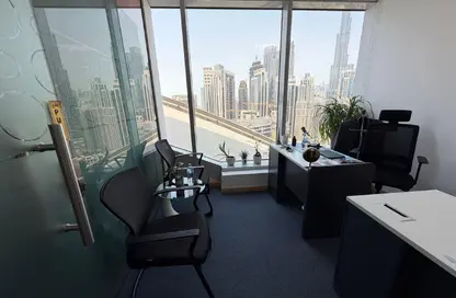 Business Centre - Studio - 3 Bathrooms for rent in The Prime Tower - Business Bay - Dubai