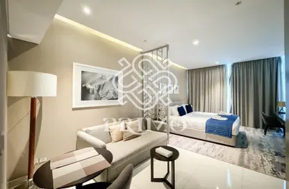 Apartment - Studio - 1 Bathroom for rent in Damac Maison Prive A - Damac Maison Prive - Business Bay - Dubai