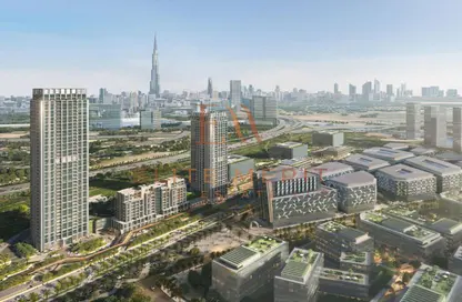 شقة - غرفة نوم - 1 حمام للبيع في ديزاين كوارتر برج أ - ديزاين كوارتر - دبي ديزاين ديستريكت - دبي